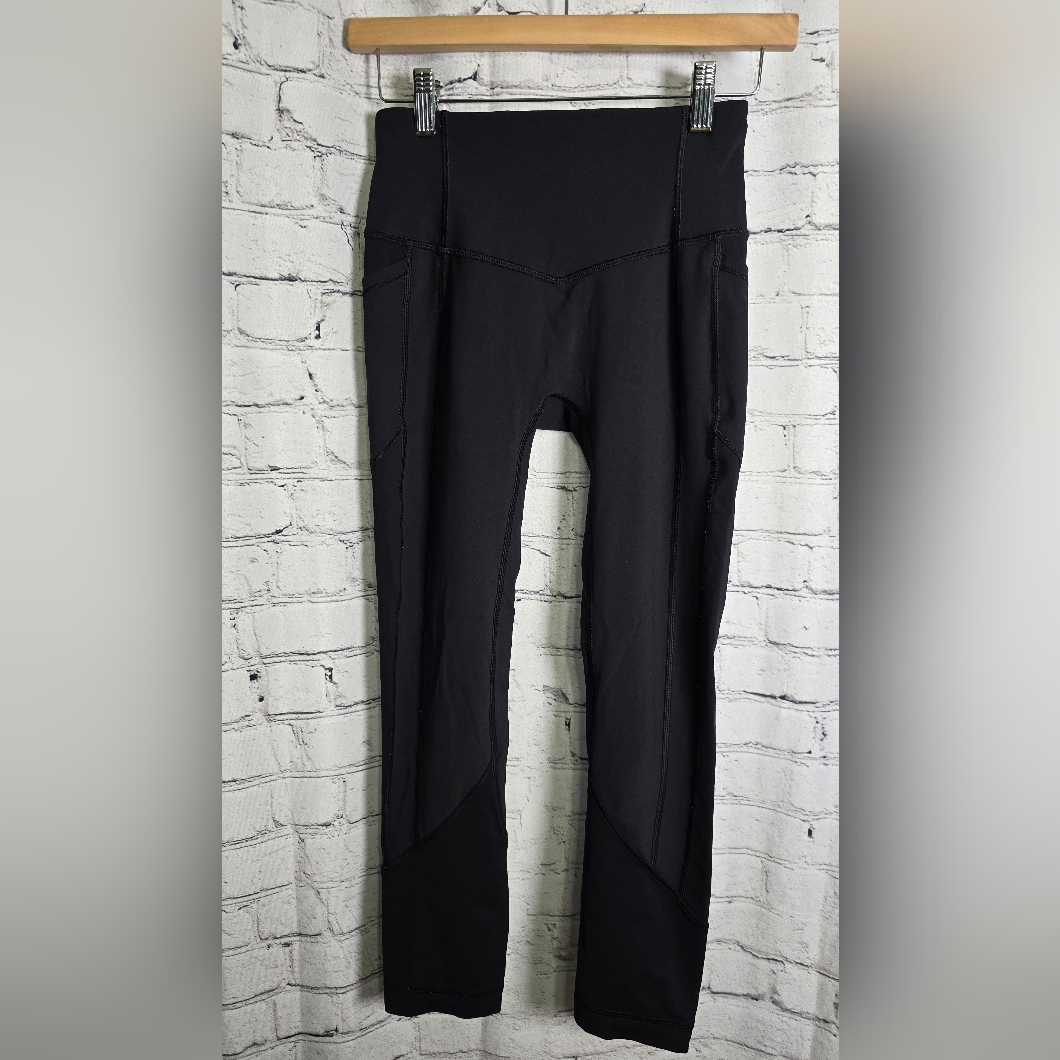 Lululemon Black Workout Leggings Size 4